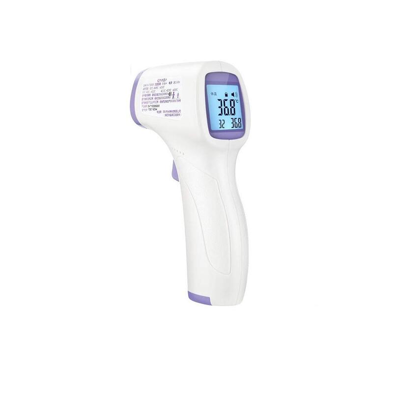 Digital Non-Contact LCD IR Laser Nice Infrared Temperature Thermometer Gun, White