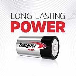 Energizer 1.5V Max AA Alkaline Batteries, 12 Pieces, E91BP12, Black/Silver
