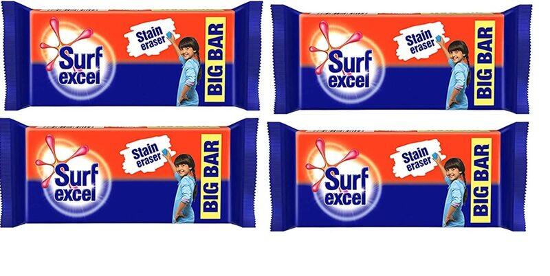 

Generic Surf Excel Big Bar, 4 Pieces x 250g