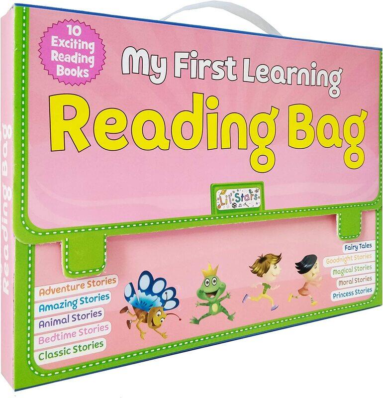 

Generic Pegasus Kids Early Learning Reading Story Books with Bag, 10 Pieces, Ages 3+
