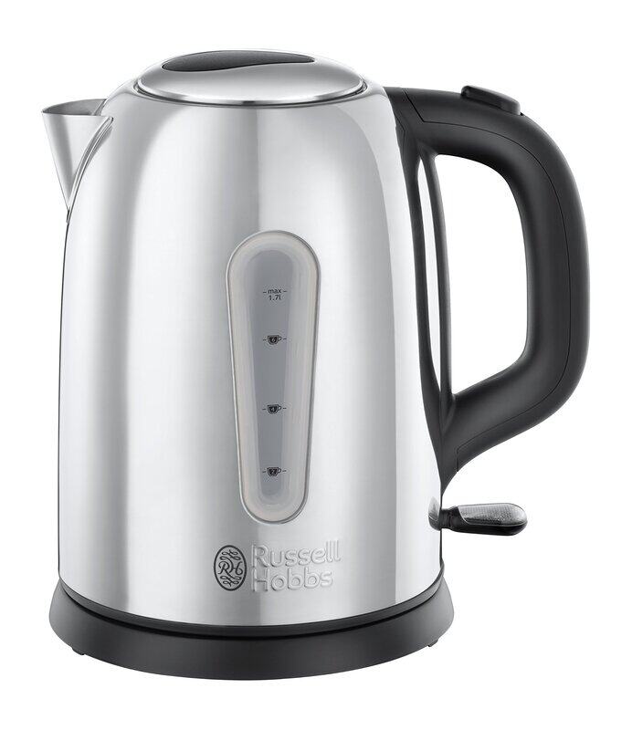 

Russell Hobbs 1.7L Stainless Steel Coniston Electric Kettle with Rapid Boil, Removable Filter, 3000W, 23760, Silver