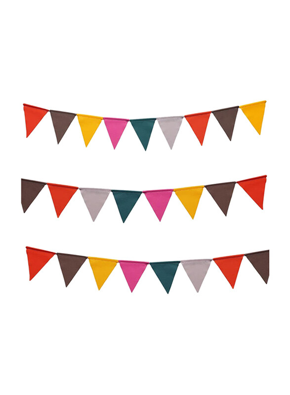 

Generic 10-Meter Double-Sided Bunting Banner, Multicolour