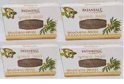 Patanjali Multani Mitti Body Cleanser, 4 x 75g