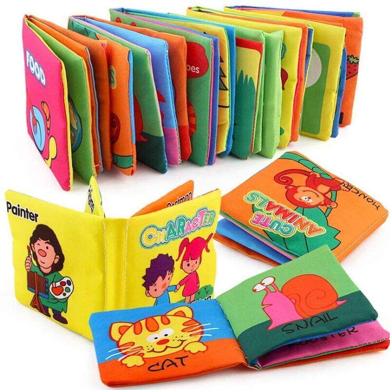 

Mumoo Bear Baby's First Nontoxic Soft Cloth Book Set