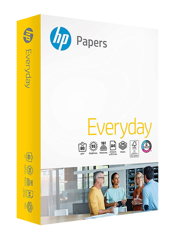 

HP Photocopy Paper, 500 Sheets, 80 GSM, A4 Size, White