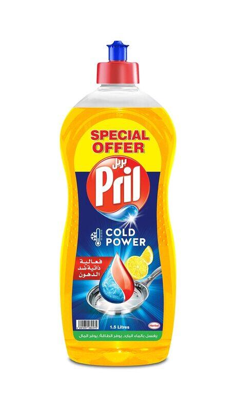 

Pril Lemon Cold Power Dishwashing Liquid, 1.5L