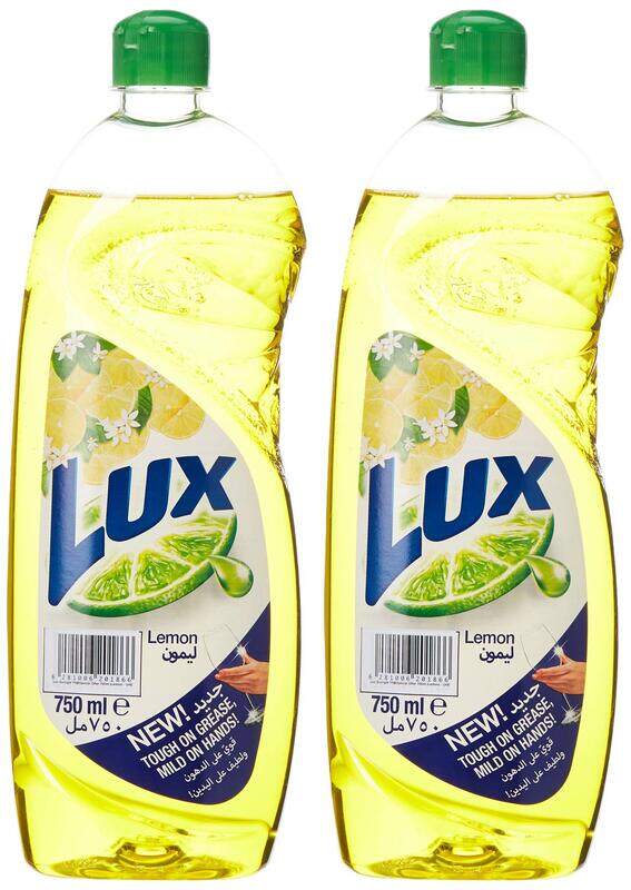 

Lux Lemon Dishwashing Liquid, 2 Pieces, 750ml