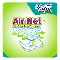 Baby Joy Compressed Diamond Pad Diaper, Size 5, 14-23 Kg, 80 Count