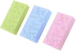High Density Body Exfoliating Soft Bath Sponge, Assorted Colour