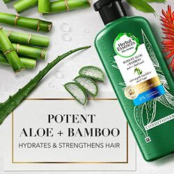 Herbal Essences Sulfate Free Potent Aloe + Bamboo Dry Hair And Frizzy Hair Shampoo & Conditioner, 400ml