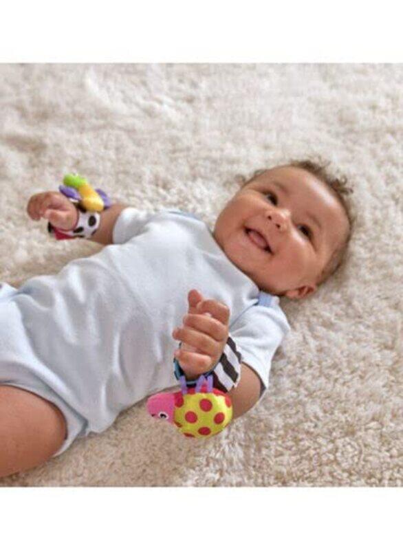 

Generic 4-Piece Top-Quality Material Infant Socks And Wrist Rattles Toy Set