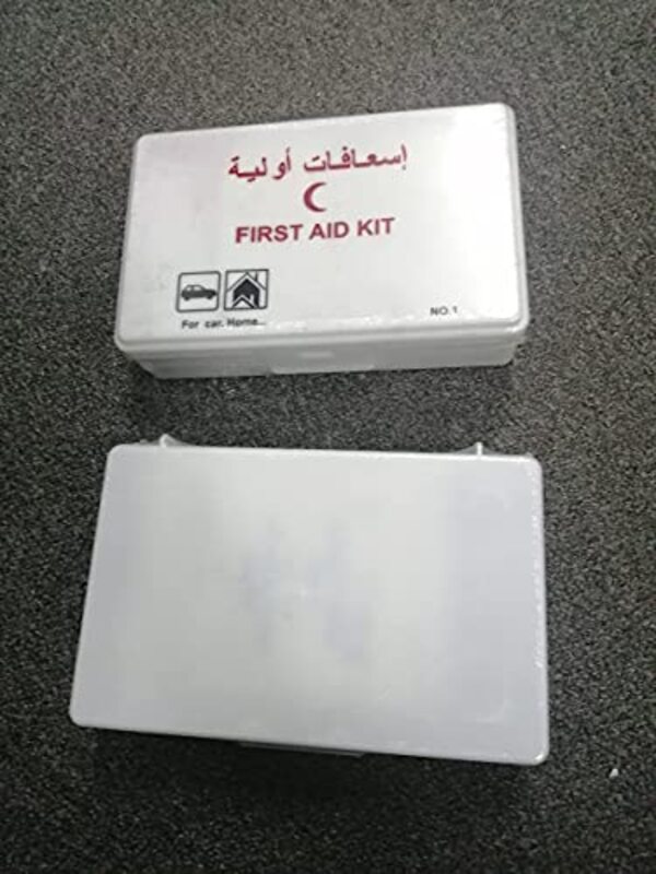 Portable Emergency for Travel Home & Car 42 Piece First Aid Kit Set, White