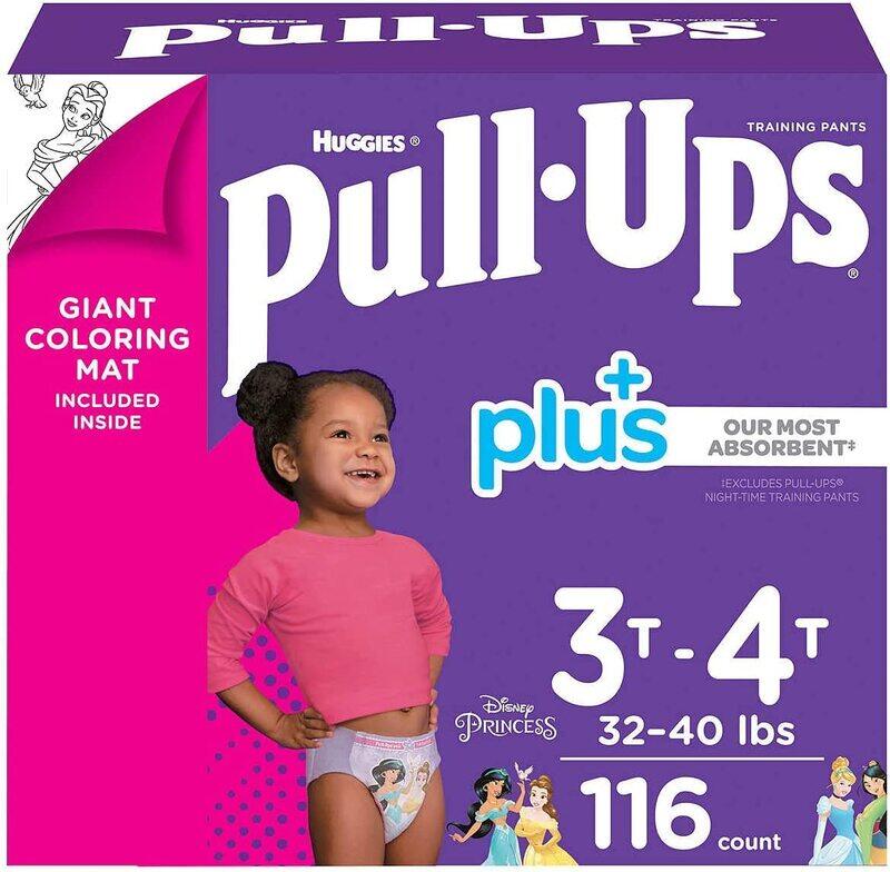 

Huggies Pull-Ups Plus Girls Training Pants, 3T-4T, 15-18 Kg, 116 Count