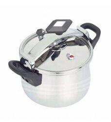 Dessini 5L Stainless Steel Round Pressure Cooker, Silver