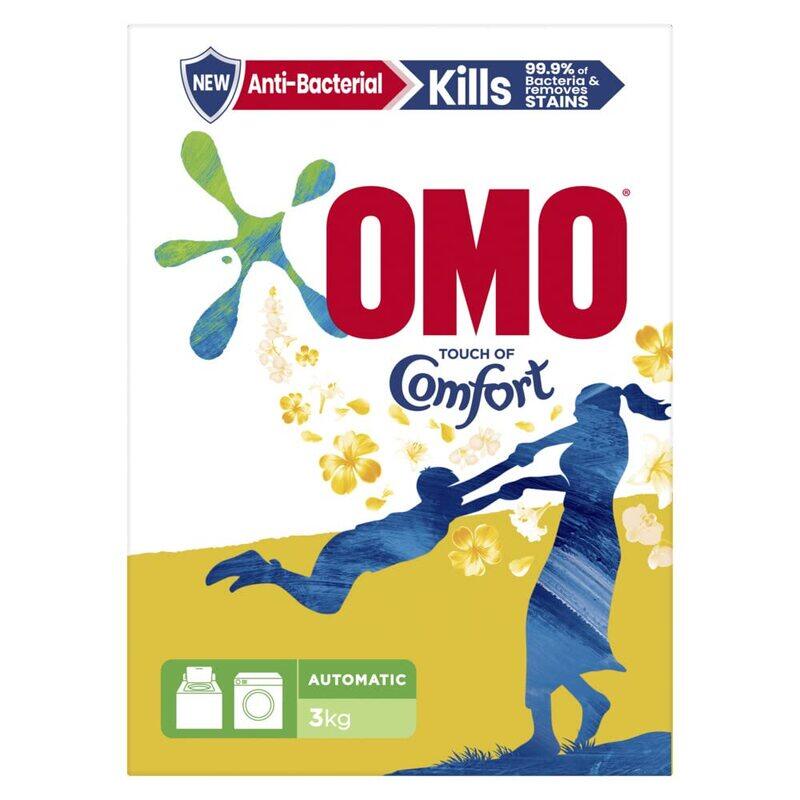

Omo Front Load Laundry Detergent Powder with Comfort, 3Kg