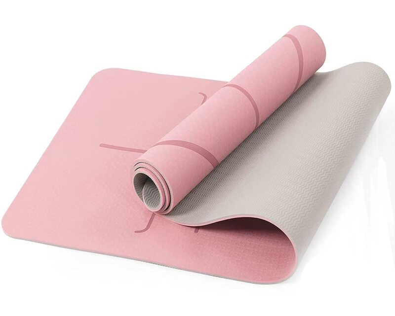 0.4 inch Thick Yoga Mat for Home Exercise Gym Mats Blanket Non