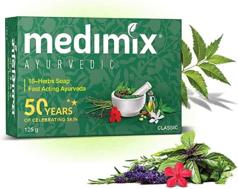 Medimix Handmade Herbal Handmade Ayurvedic Classic 18 Herb Soap, 125g, 12 Pieces