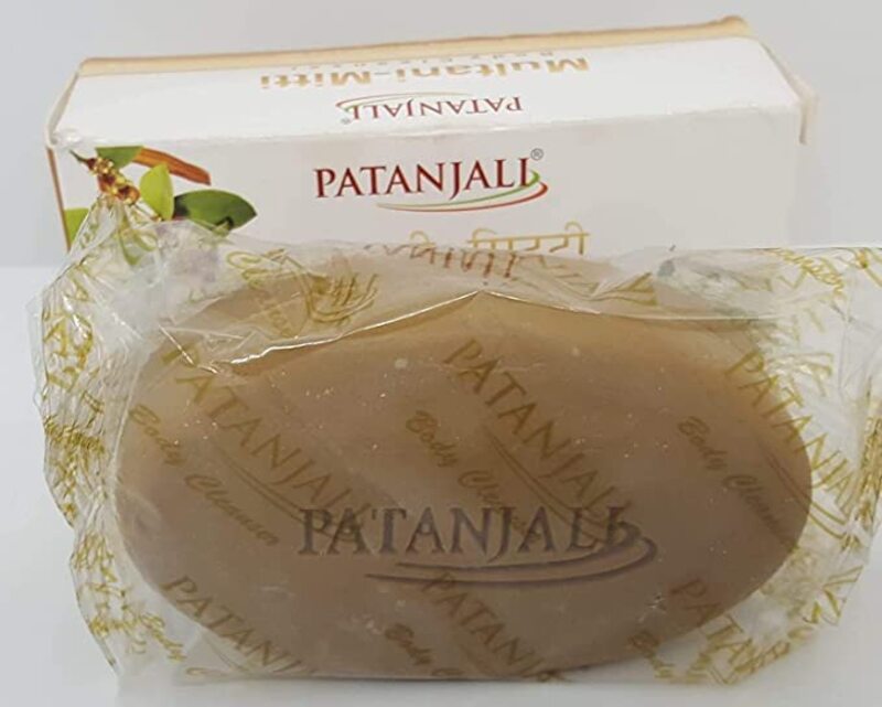 Patanjali Multani Mitti Body Cleanser, 4 x 75g