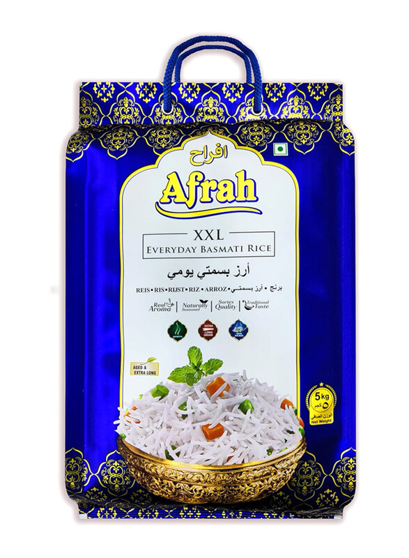 

Afrah XXL Everyday Basmati Rice, 5Kg