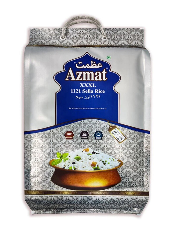 

Azmat 1121 Basmati Sella Rice, 5Kg