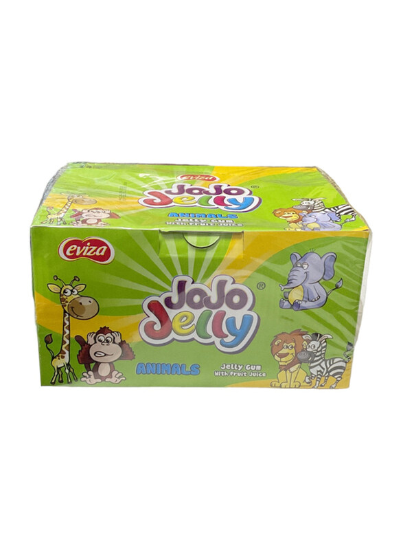 

Eviza Jojo Animal Jelly Candy with Fruit Juice, 24 x 20g