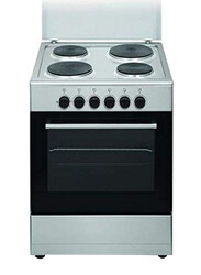 Wolf Power 4-Burner Hot Plates Cooker, WGC6060HERMF, Silver/Black