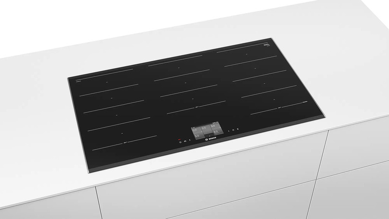 Bosch Serie 8 Induction Hob, Surface Mount with Frame, 90cm, PXX975KW1E, Black