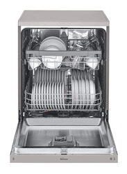 LG 14 Place Settings Free Standing Dishwasher, DFB512FP, Platinum Silver