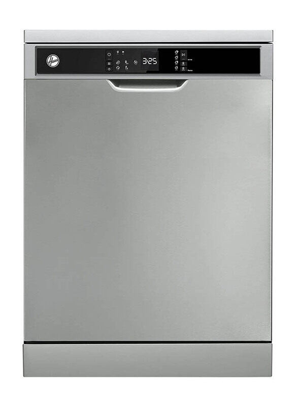 Hoover 12 Place Settings 5 Programs Freestanding Dishwasher, HDW-V512-S, Silver