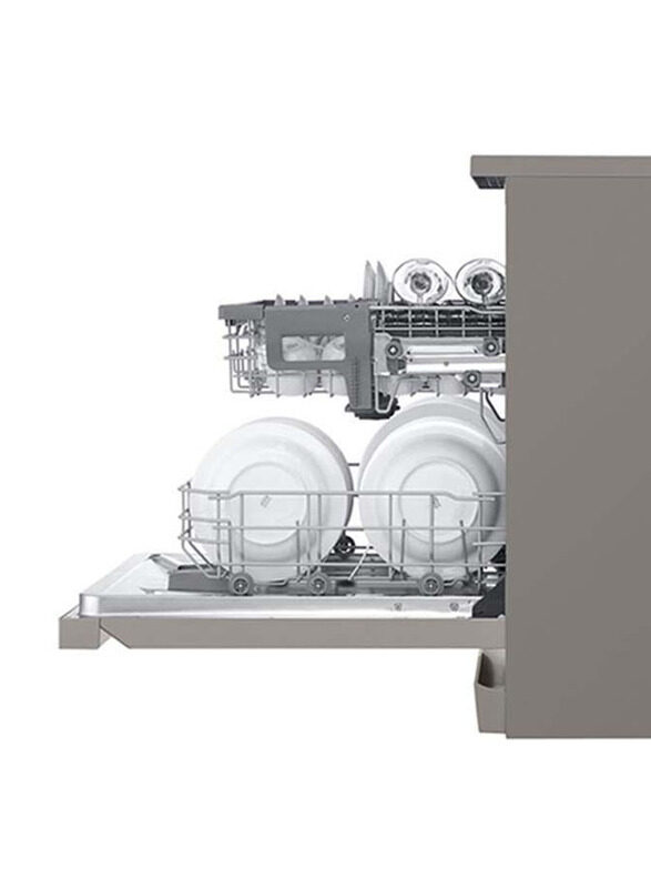 LG Quad Wash 14 Place Settings Dishwasher, 1600W, DFB512FP, Grey