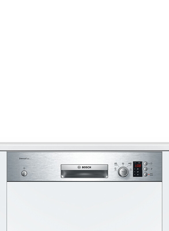 Bosch 12 Place Settings Stainless Steel Built-in Dishwasher, SMI53D05GC, White