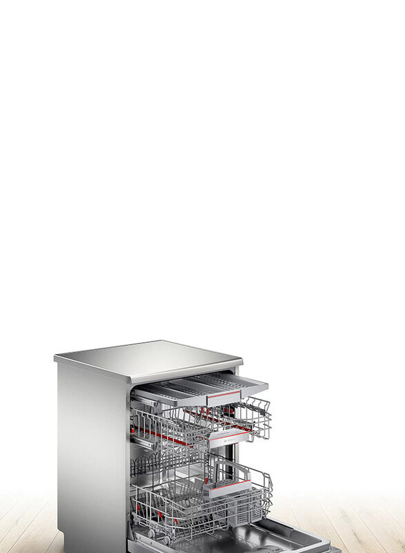 Bosch Serie 6 Free-Standing Dishwasher, SMS6ECI38M, Silver