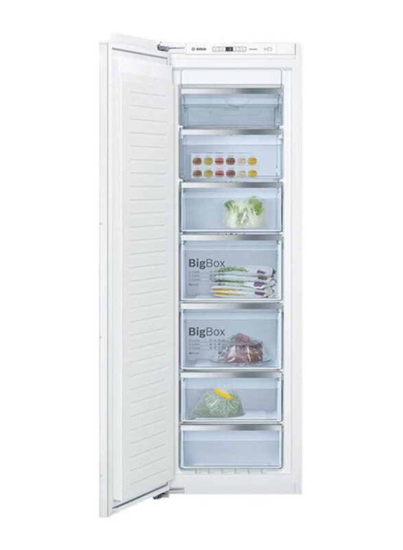 Bosch 235 Litres Serie 6 Built-In Integrated Single Door Freezer, GIN81AE30M, White