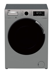 Beko 9Kg Front Load LCD Display Washer Dryer, WTV9734XS, Grey