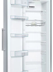 Bosch 348L Double Door Frost Free Series 4 Freestanding Refrigerator Freezer, KSV36VL3PG, White