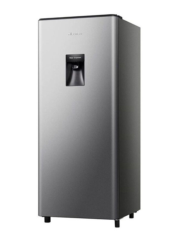 

Hisense 233L Single Door Compact Refrigerator with Water Dispenser, RR233N4WSU, Silver