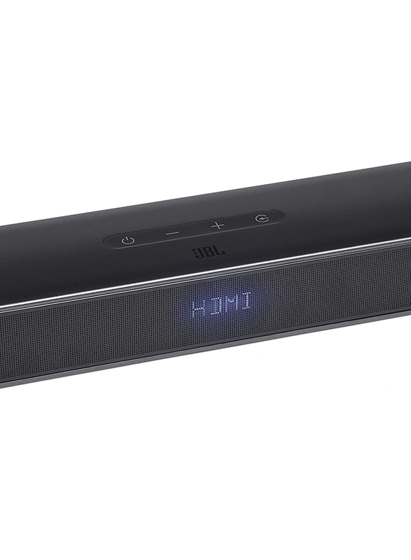 JBL Bar 2.1 Channel Wireless Bluetooth Sound Bar with Wireless Subwoofer, BAR21DBBLKUK, Black