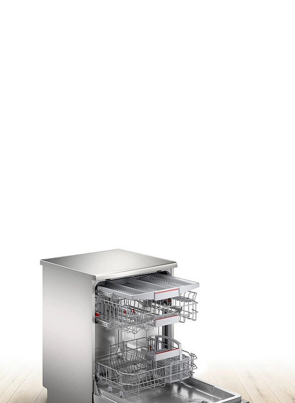 Bosch Serie 6 Free-Standing Dishwasher, SMS6HMI27M, Silver