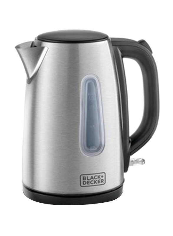 

Black+Decker 1.7L Stainless Steel Electric Kettle, 1500-2000W, JC450, Silver/Black