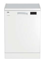 Beko 14 Place Settings Freestanding Dishwasher, DFN16421W, White