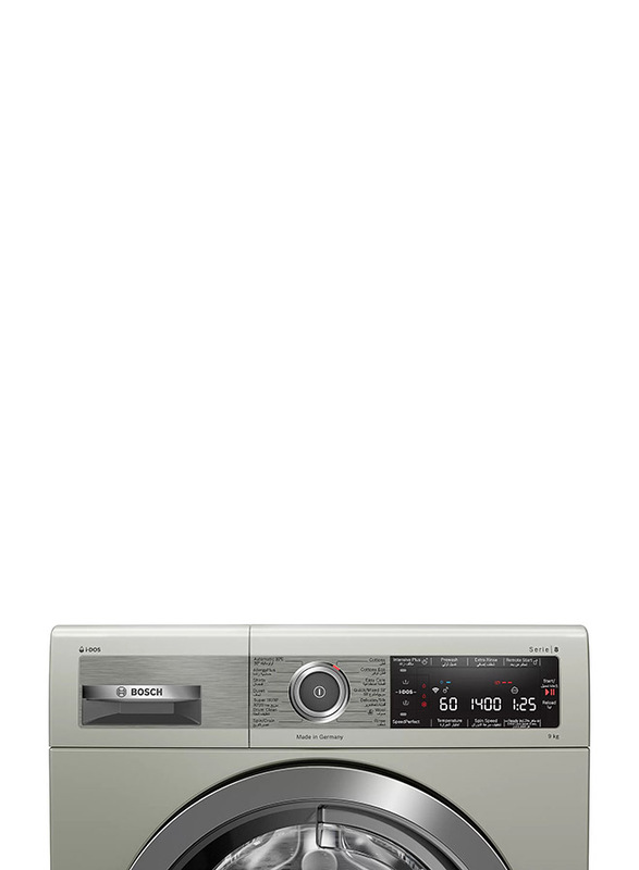 Bosch 9Kg Serie 8 Washing Machine, WAV28KHXGC, Grey