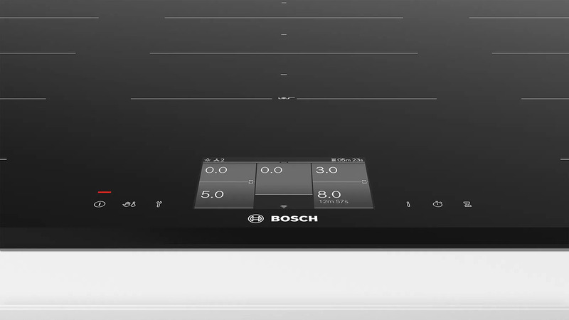 Bosch Serie 8 Induction Hob, Surface Mount with Frame, 90cm, PXX975KW1E, Black