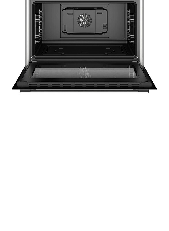 Bosch 125L 5 Gas Burner Free Standing Stainless Steel Cooker, HGX5H0W50M, Black/Silver