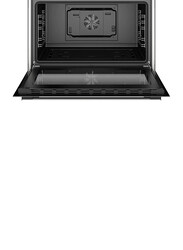 Bosch 125L 5 Gas Burner Free Standing Stainless Steel Cooker, HGX5H0W50M, Black/Silver