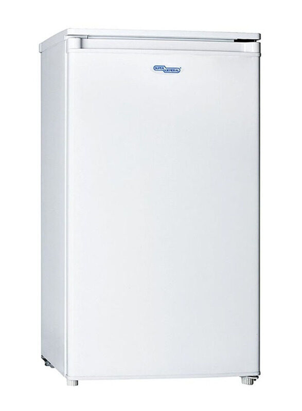 

Super General 140L Single Door Refrigerator, SGR060H, White
