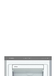 Bosch 255L Double Door Frost Free Serie 4 Free-Standing Refrigerator, GSN36VL3PG, Grey