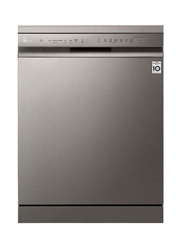 LG 14 Place Settings Free Standing Dishwasher, 1600W, DFB512FP, Silver