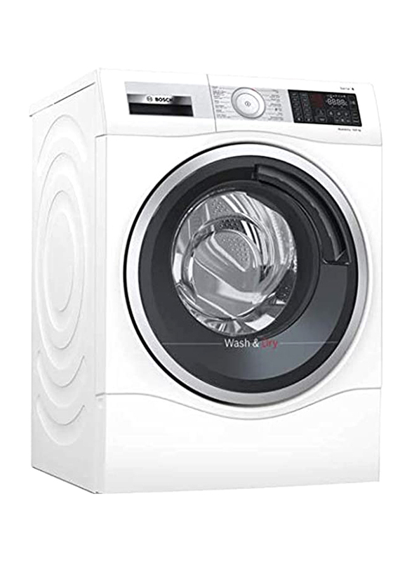 Bosch 10 Kg/6 Kg 1400 RPM Front Load Washer & Dryer, WDU28560GC, White