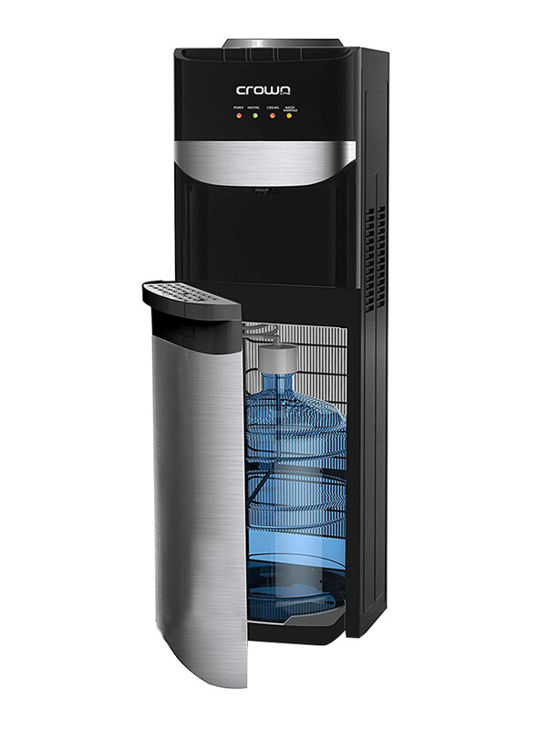 

Crownline Top & Bottom Loading, Cold, Hot and Room Temperature Water Dispenser, WD-194, Black/Silver