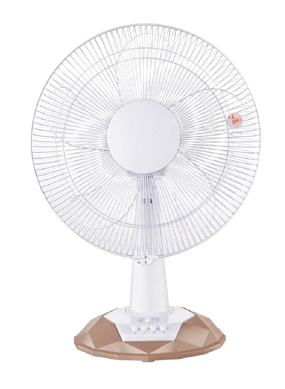 

Geepas Fan, GF9616, White/Gold